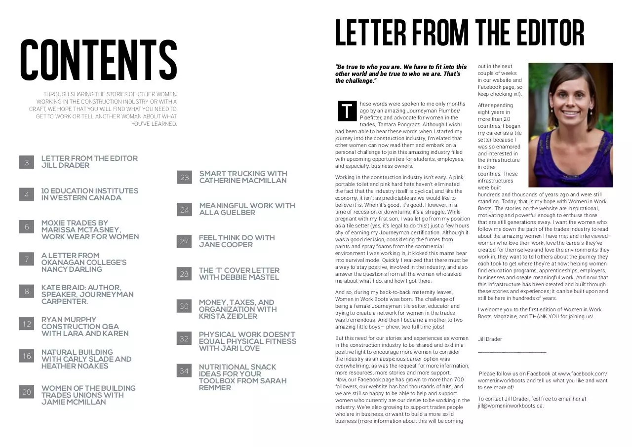 Page 2 of 18, Women In Work Boots Digital Magazine (1)