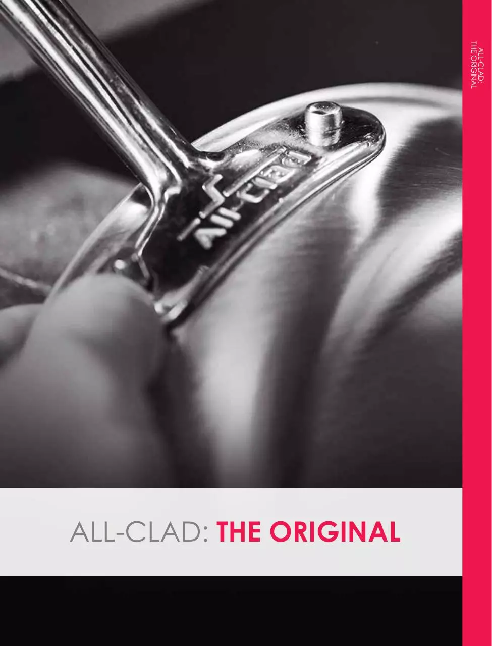 Page 1 of 140, All Clad Spring 2016 Catalogue FINAL lowres