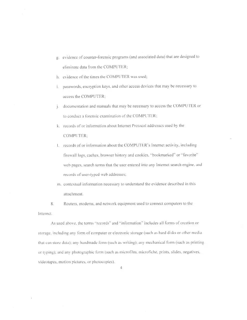 Page 5 of 6, Federa Search Warrant (1)