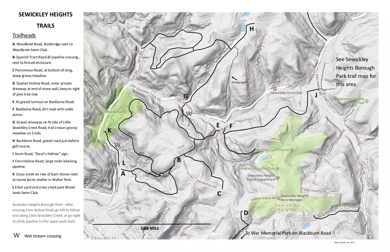 Document preview - Sewickley Heights trail map.pdf - Page 1/1