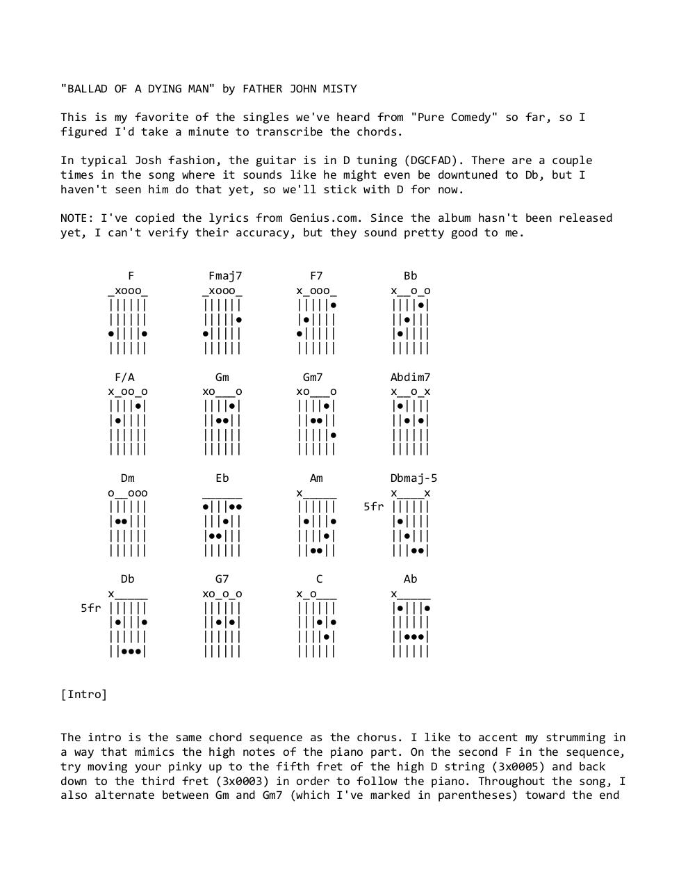 Document preview Ballad of a Dying Man.pdf - page 1/3