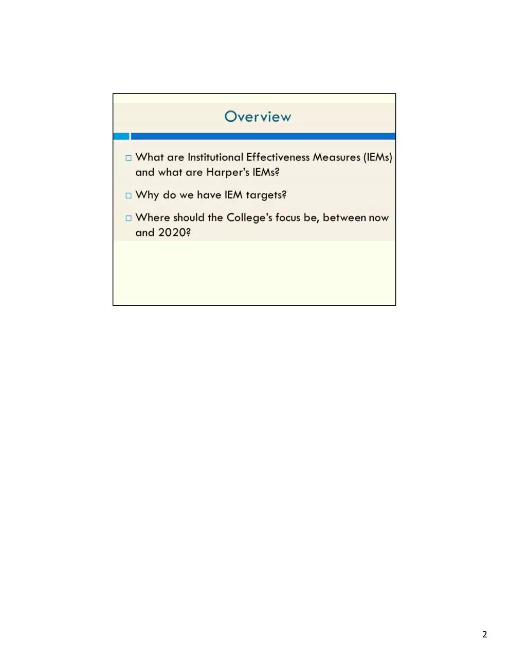 Page 2 of 12, IEM Info Sessions Presentation