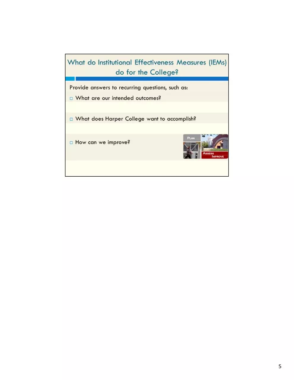 Page 5 of 12, IEM Info Sessions Presentation