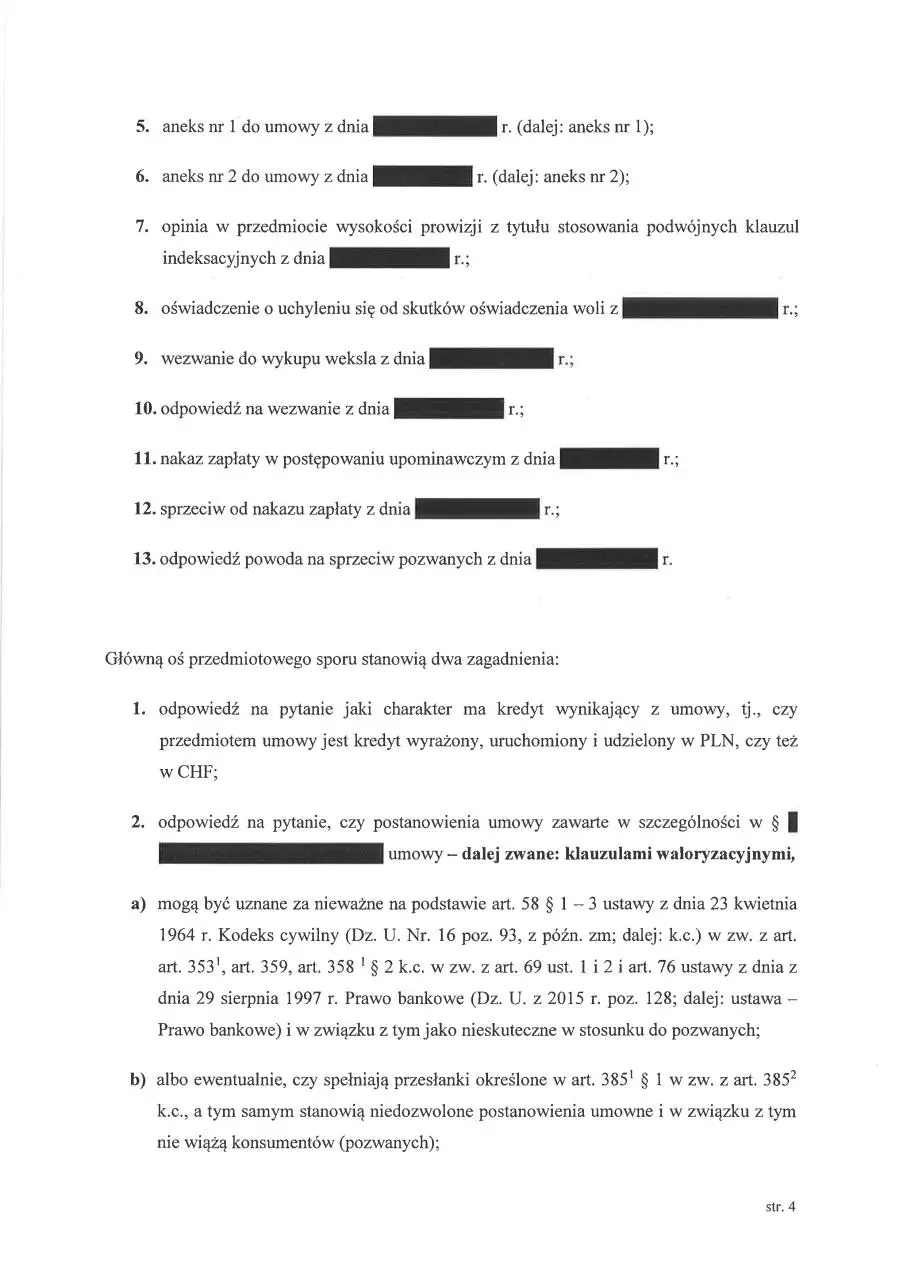 Page 4 of 86, RF Istotny pogląd w sprawie Kredyt Bank