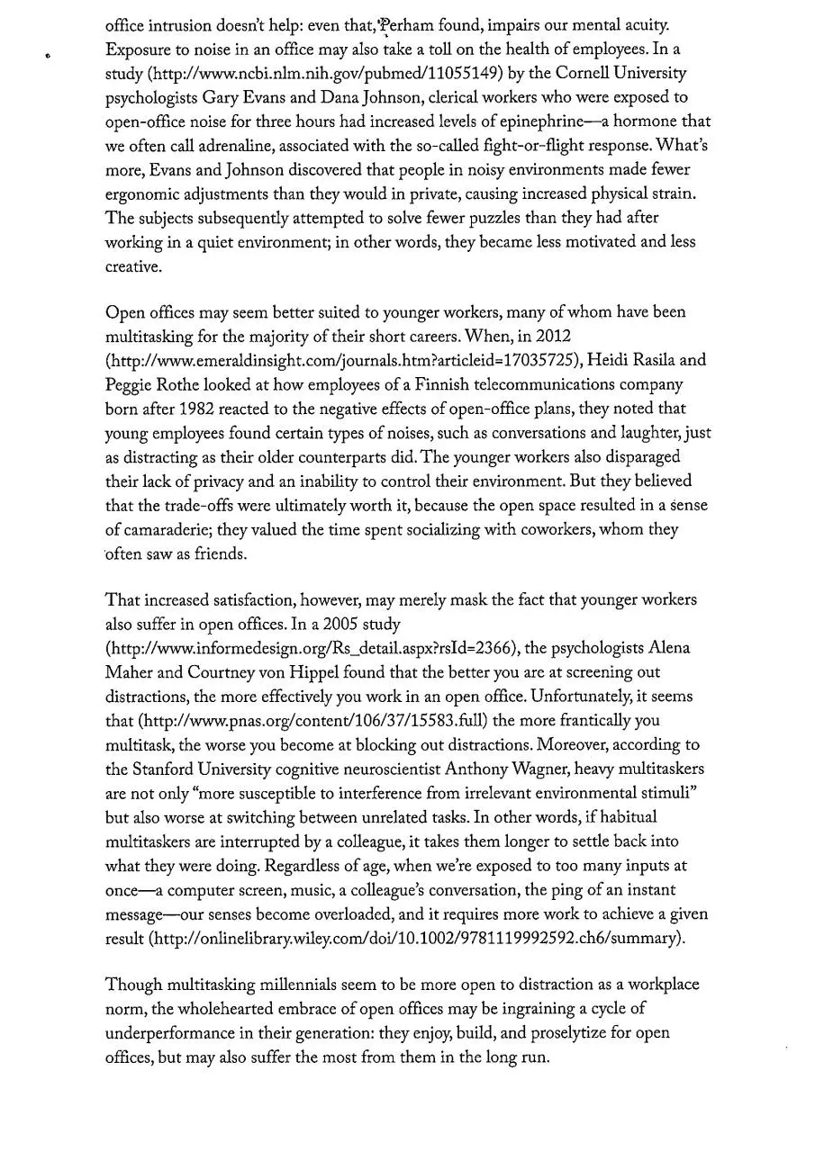 Page 3 of 4, The open office trap