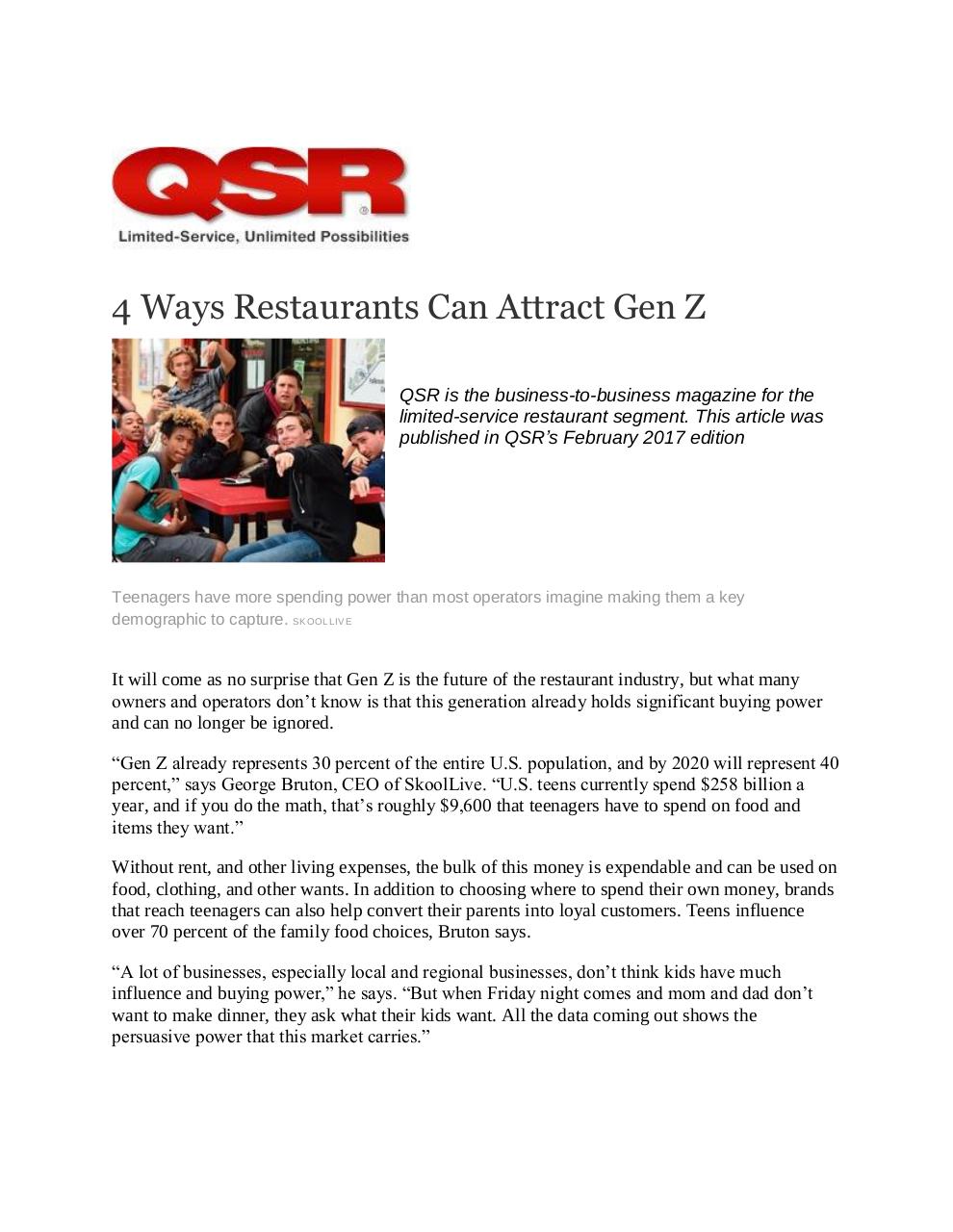Document preview 4 Ways Restaurants Can Attract Gen Z.pdf - page 1/4