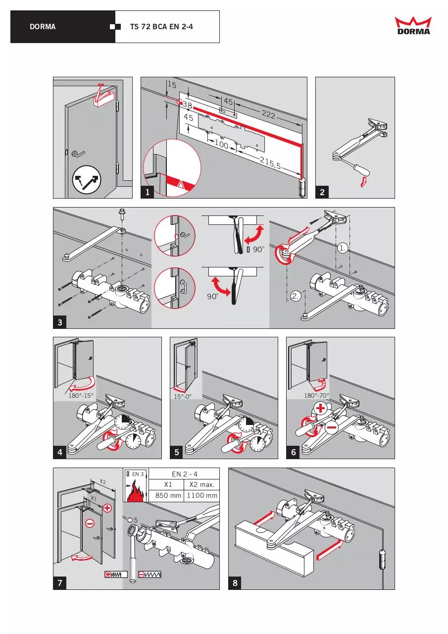Page 3 of 52, M2M+ Closers and Hardware O&M