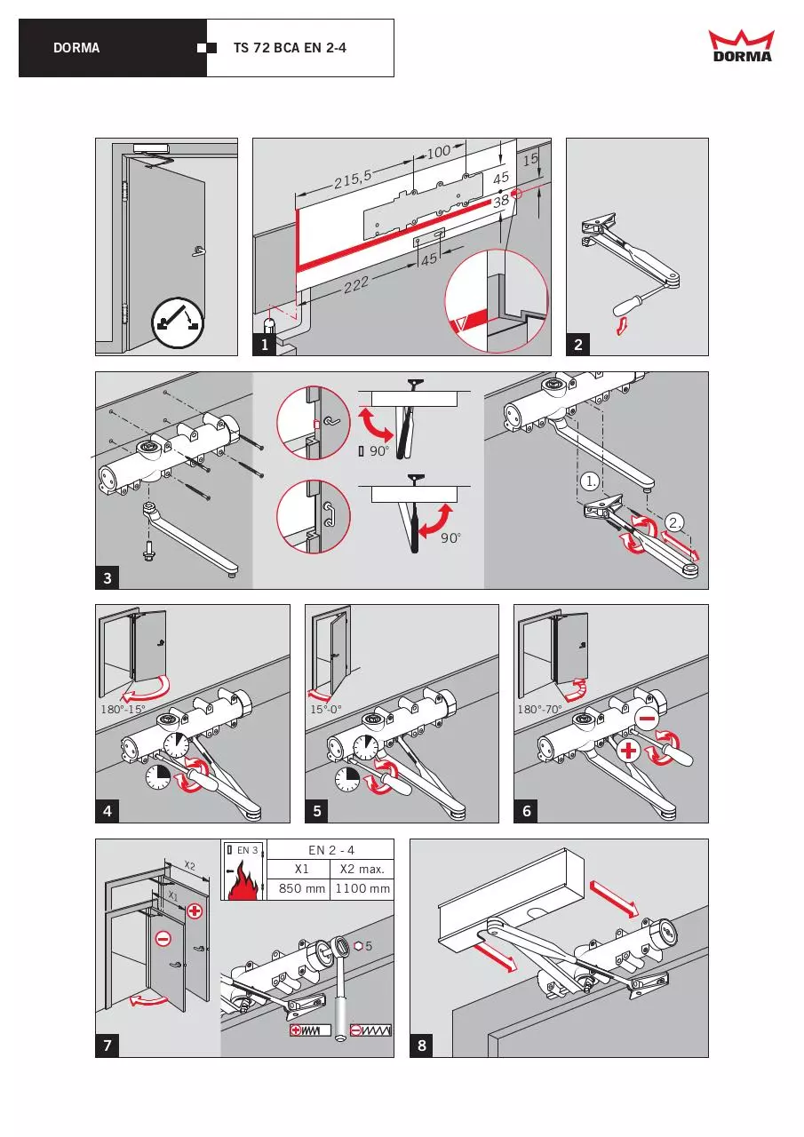 Page 4 of 52, M2M+ Closers and Hardware O&M