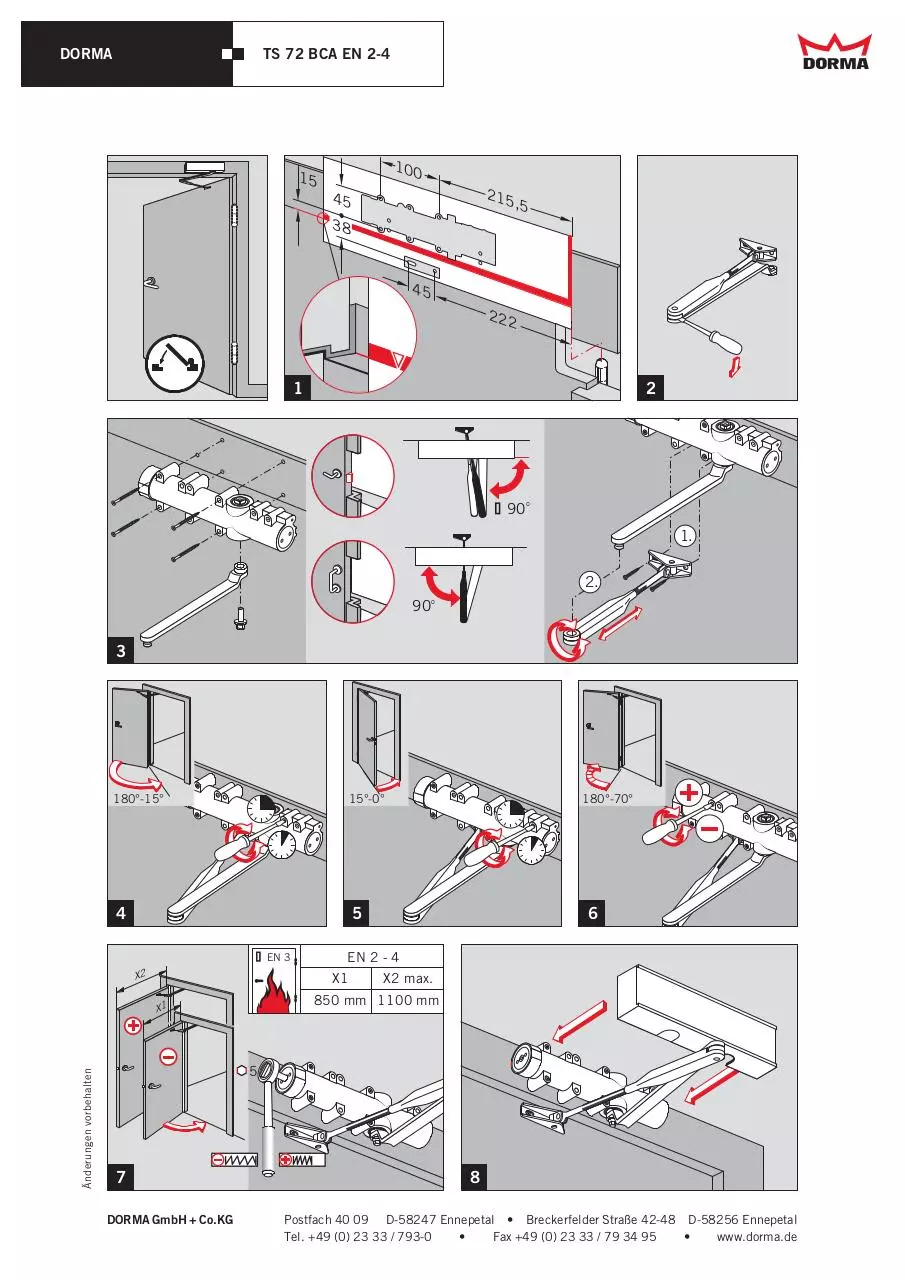 Page 5 of 52, M2M+ Closers and Hardware O&M