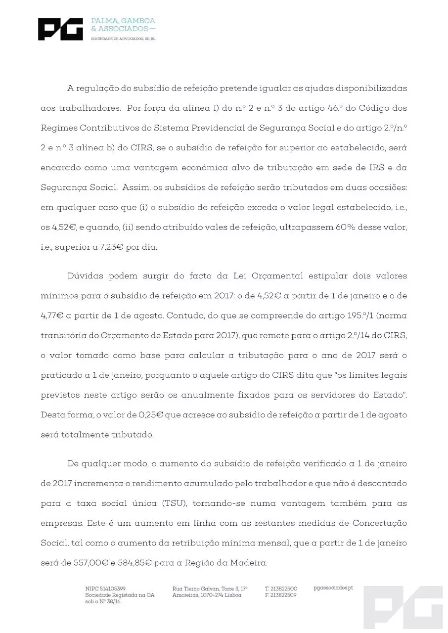 Page 2 of 2, Subsídio de Refeição