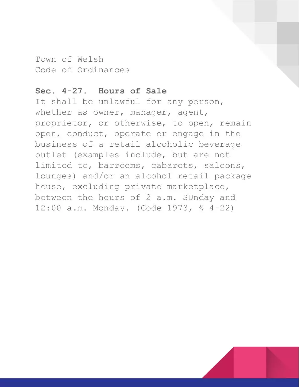 Page 1 of 1, Sec. 4 27
