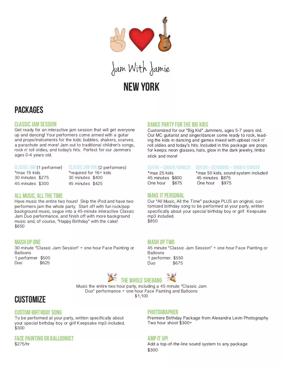 Document preview - JWJ NYC PRICE LIST 1.pdf - Page 1/1