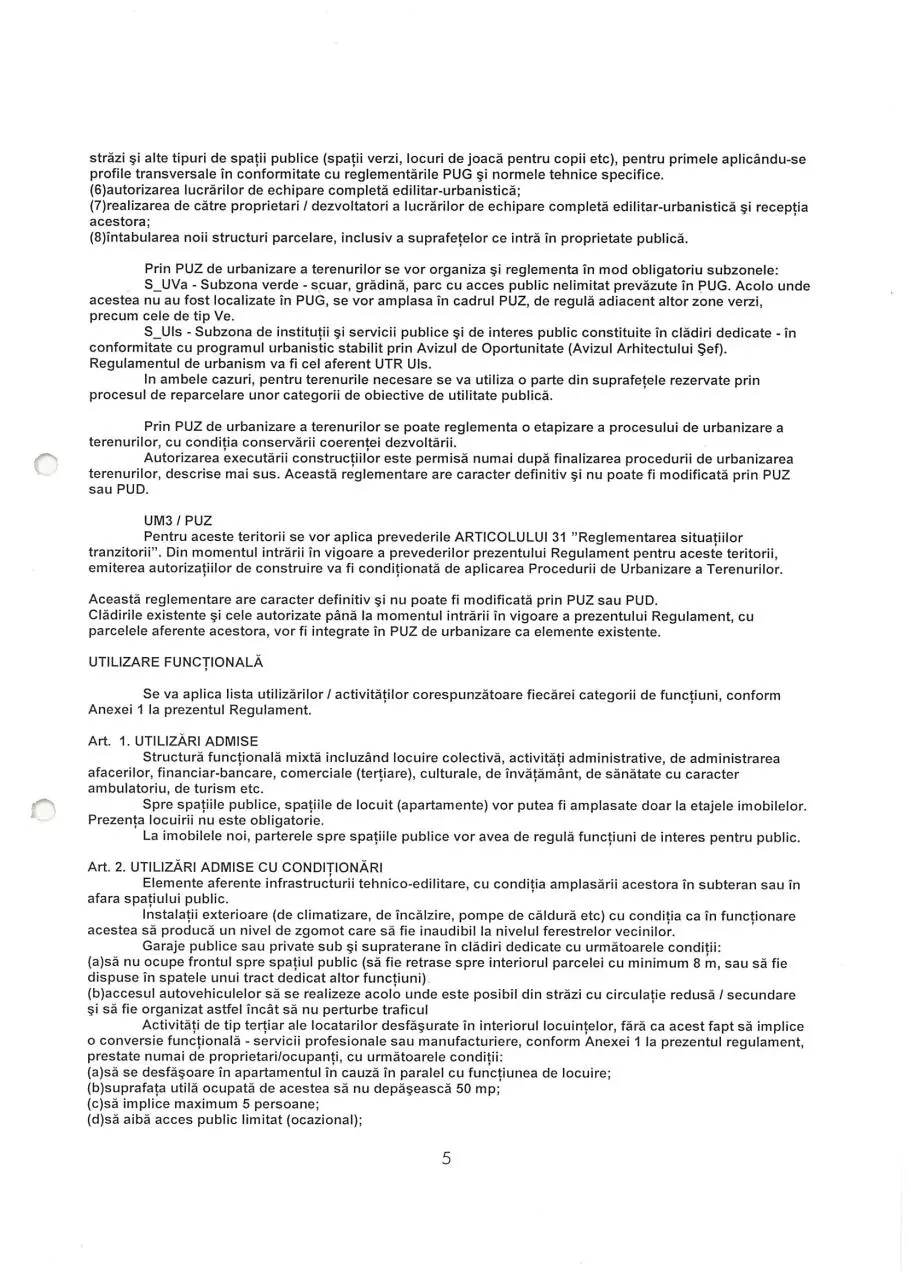Page 5 of 16, Certificat de Urbanism nr. 4917 22.10.2015