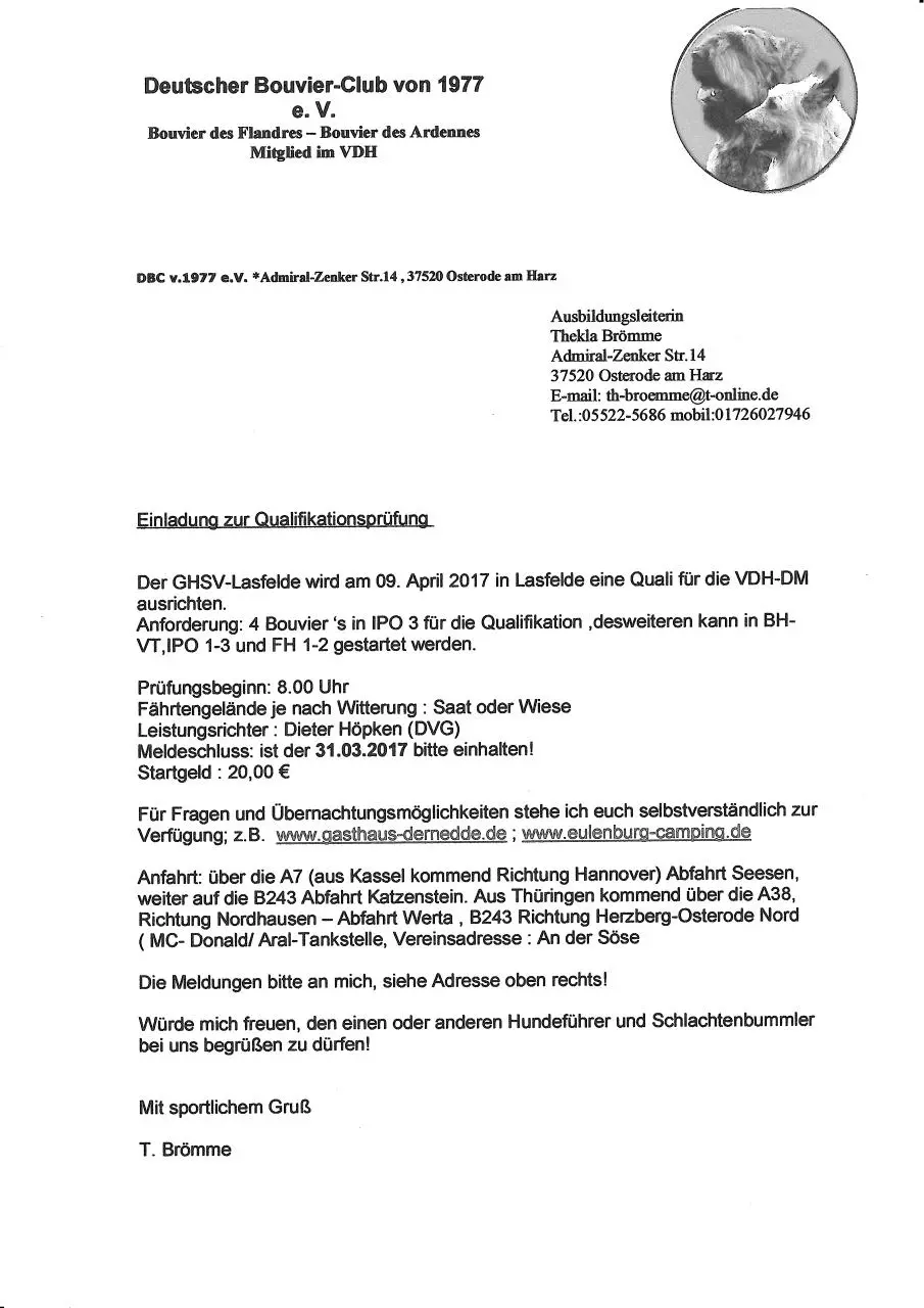 Page 1 of 1, Einladung DBC o9.04.034