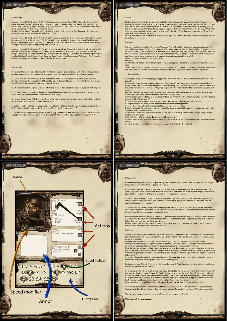 Page 1 of 1, FQM RulesSheet 1