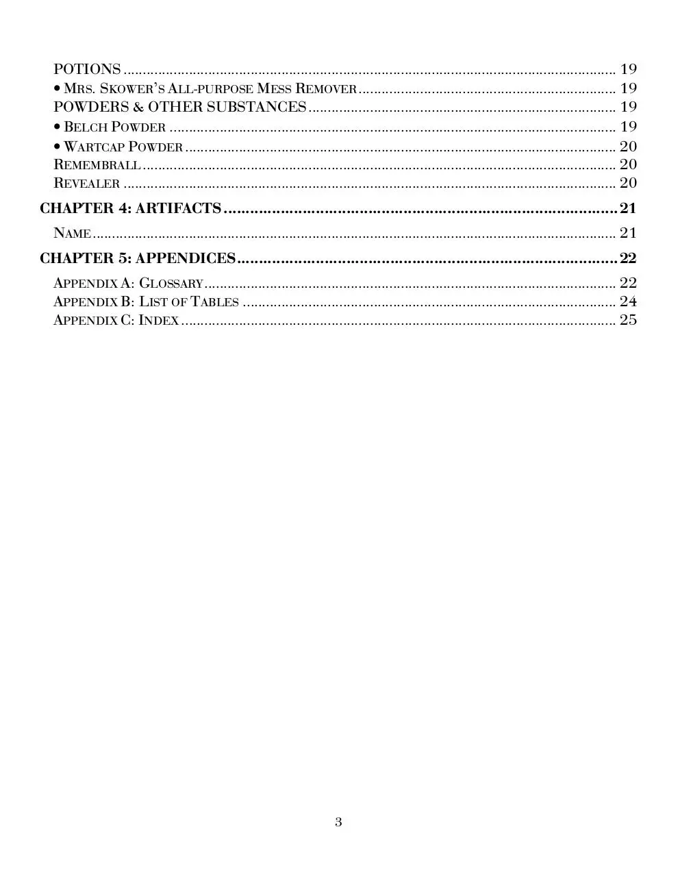 Page 3 of 26, Harry Potter RPG Magus Artefactum