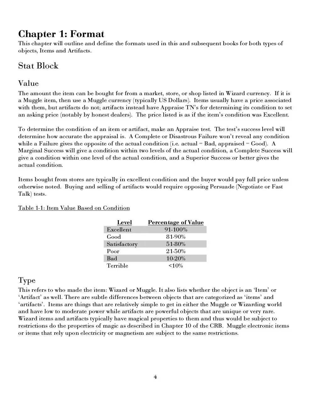 Page 4 of 26, Harry Potter RPG Magus Artefactum