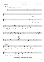 Page 1, LnS lyrics score