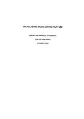Page 1, WMC Audited Report & Financial Statements FYE 31 03 2016