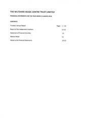 Page 2, WMC Audited Report & Financial Statements FYE 31 03 2016