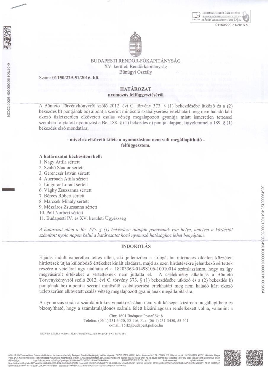 Document preview HatÃ¡rozat.pdf - page 1/2
