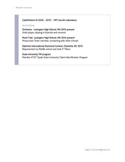 Page 2, resume