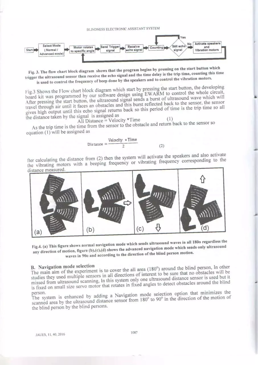 Page 4 of 7, Blindness Electronic Assistant System