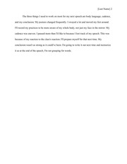 Page 2, Self Evaluation