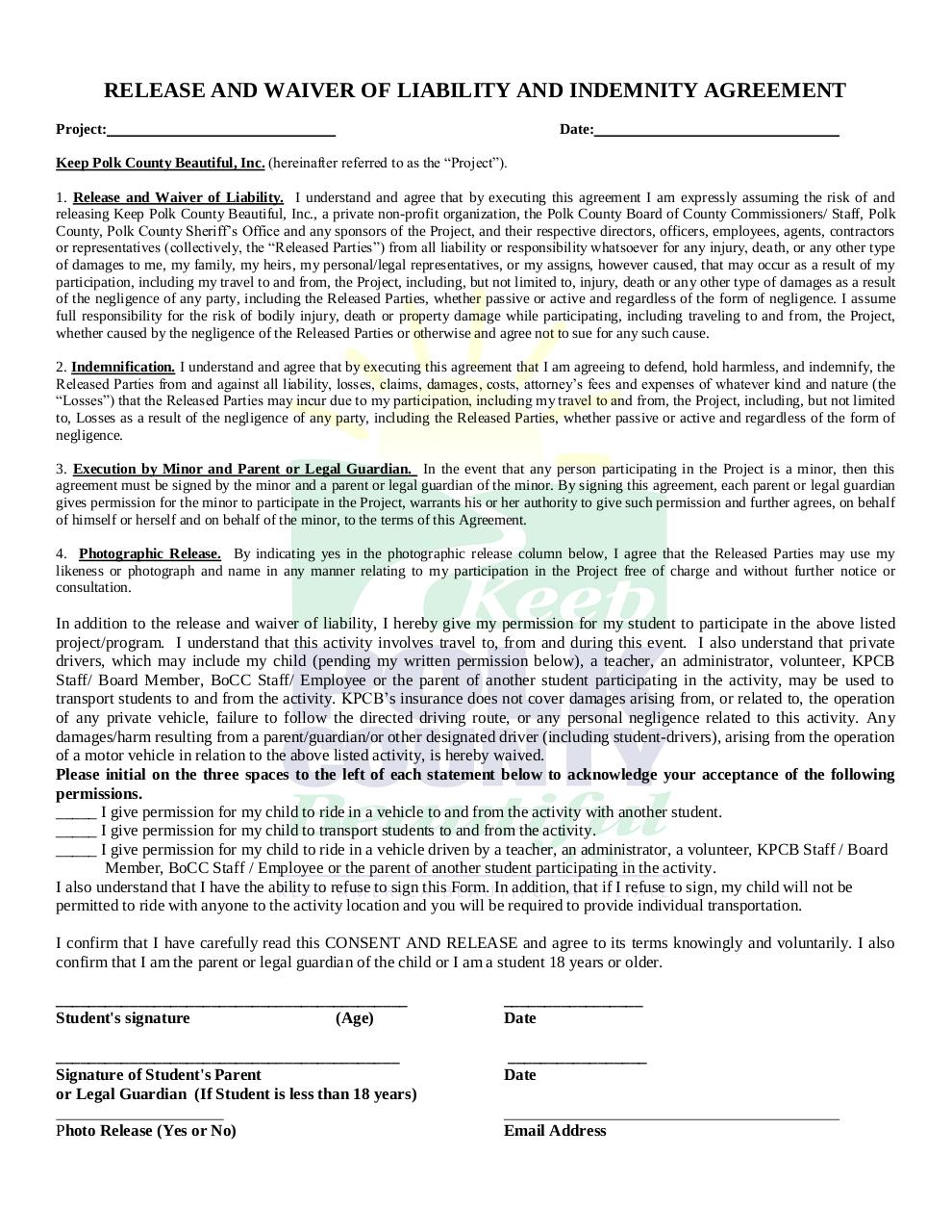 Document preview cleanup waiver.pdf - page 1/1