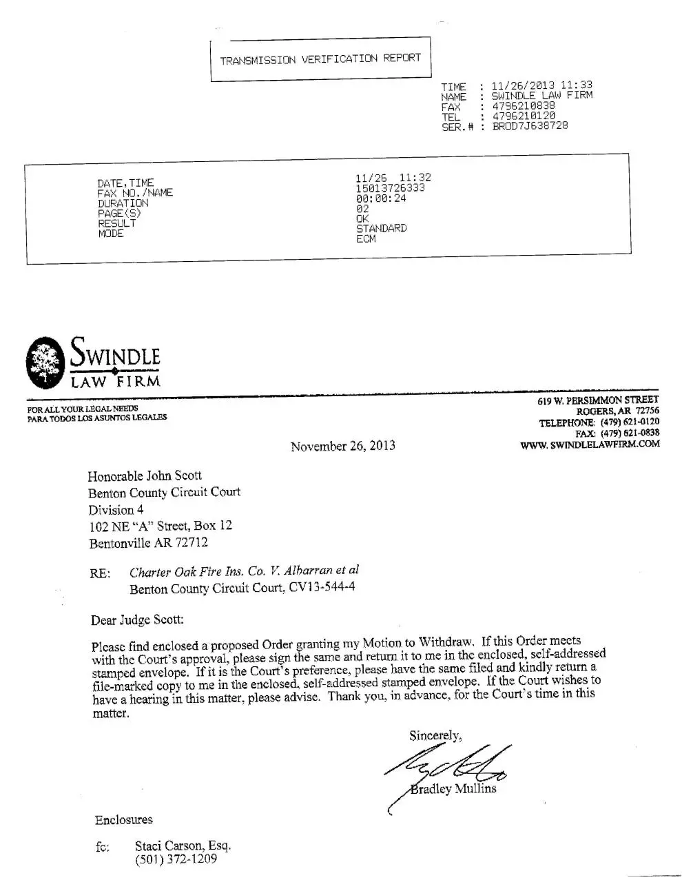 Page 3 of 60, Exhibits for Authorization to Disburse Gabriela