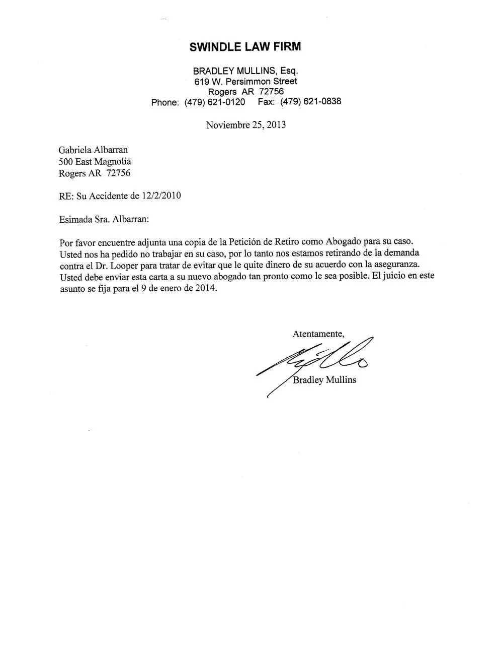 Page 4 of 60, Exhibits for Authorization to Disburse Gabriela
