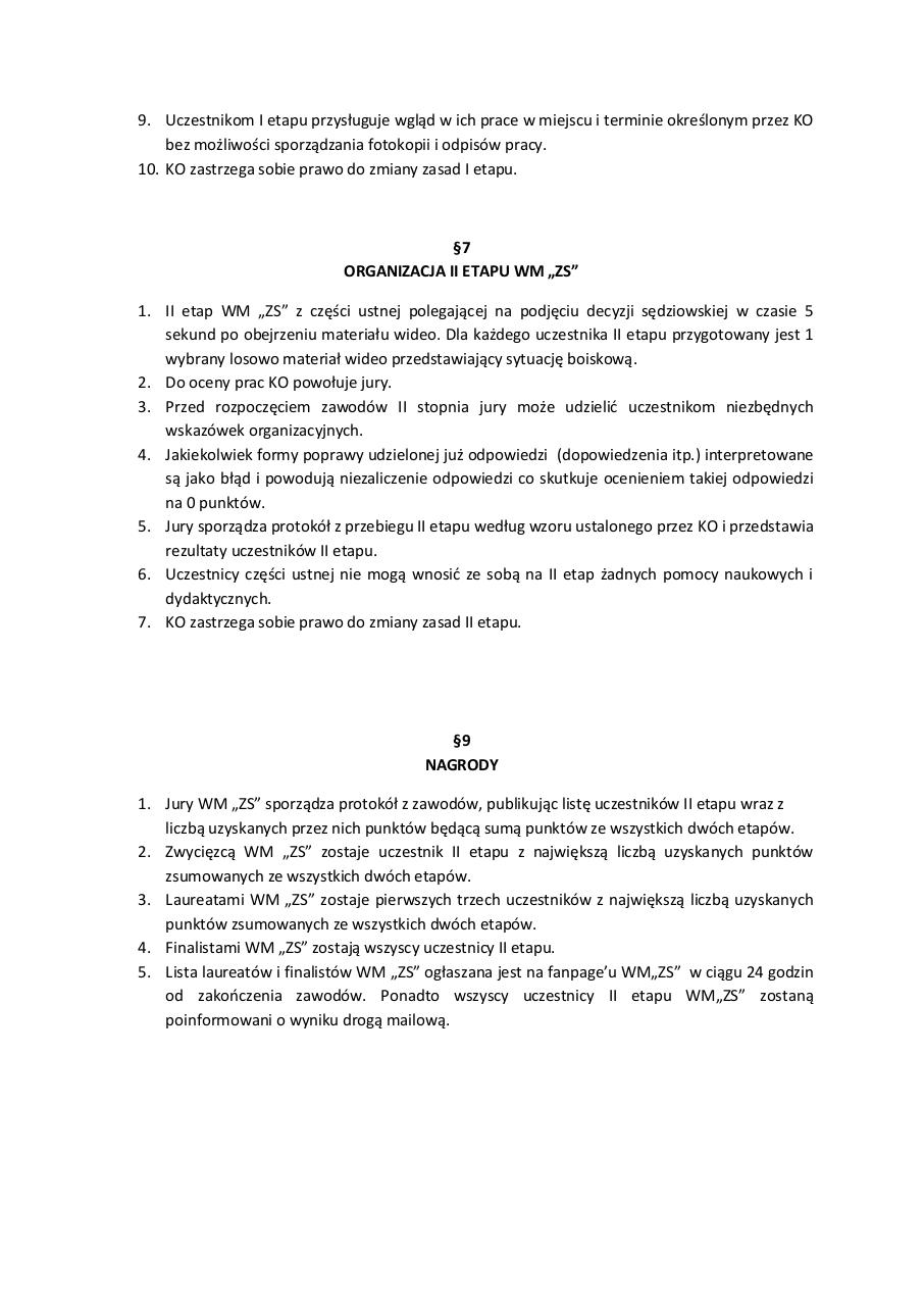 Document preview REGULAMIN WMZS - III EDYCJA.pdf - page 3/4