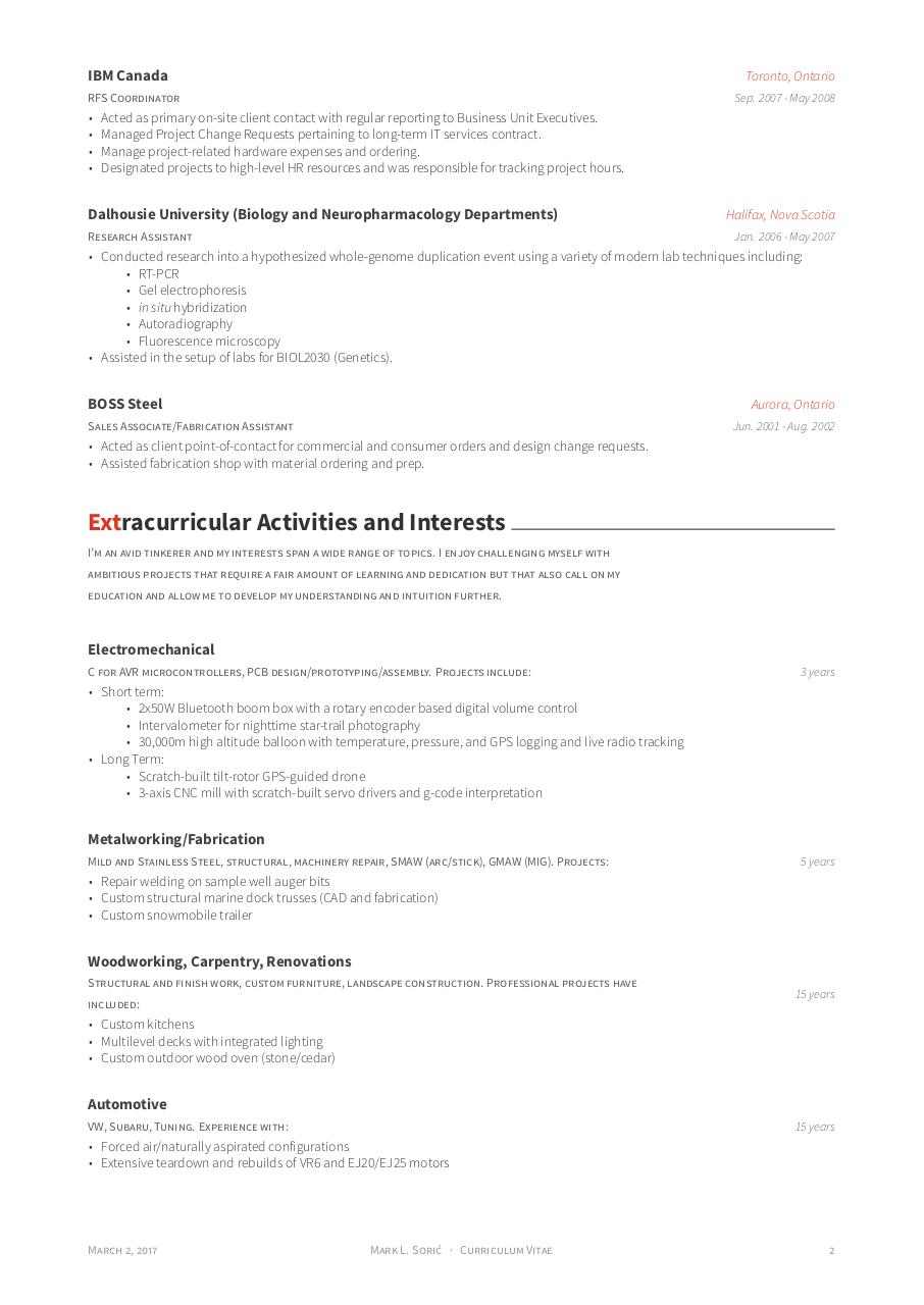 Document preview resume_cv.pdf - page 2/2