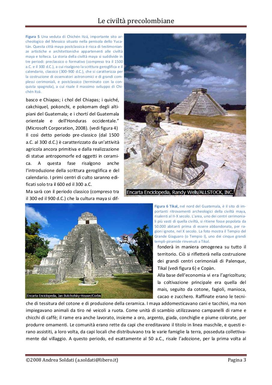 Le civiltÃ  precolombiane (2).pdf - page 3/14