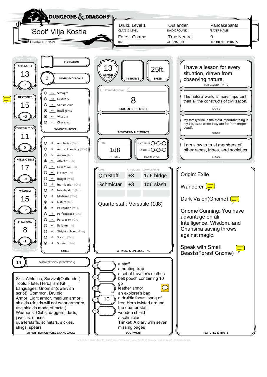 Document preview Soot_Pancakepants_Charactersheet.pdf - page 1/3