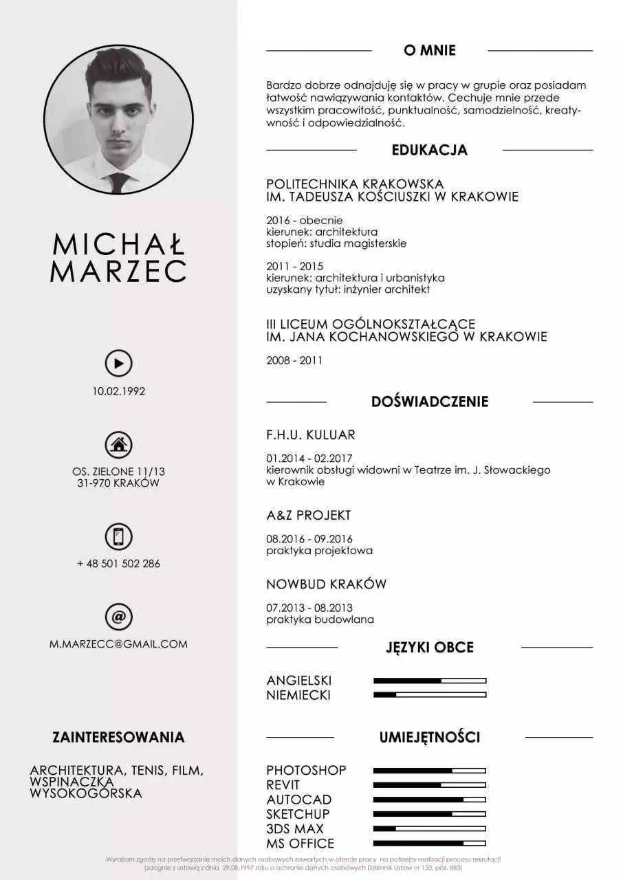 Page 1 of 1, cv m marzec