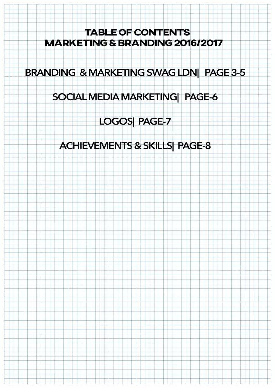 Page 2 of 8, Elliott Botwe Marketing Portfolio 2017