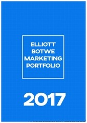 Page 1, Elliott Botwe Marketing Portfolio 2017
