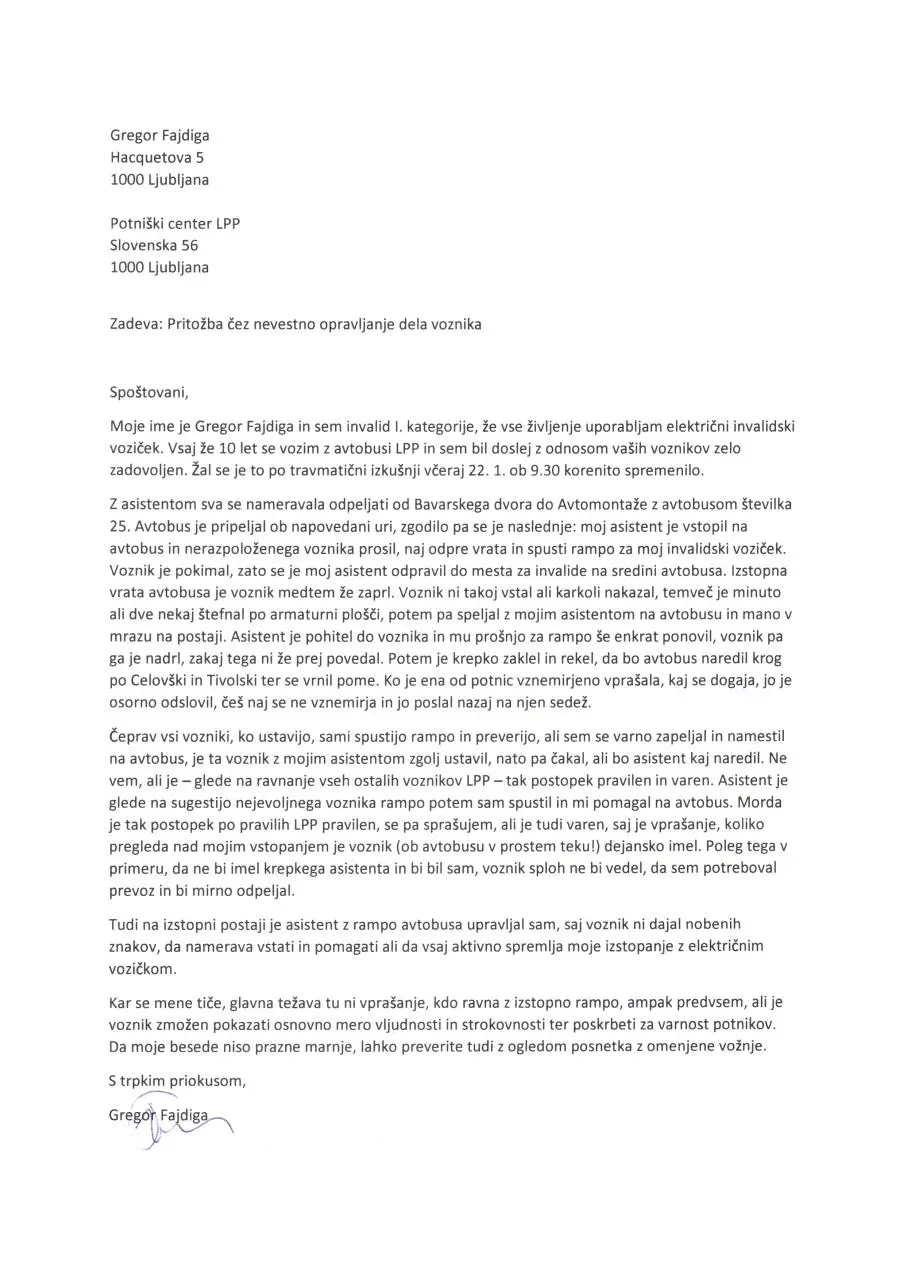 Page 1 of 1, Pritožba