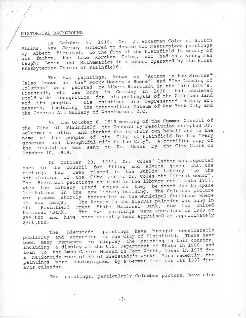 Page 4 of 19, 1992 Opinion Bierstadt Paintings cy pres