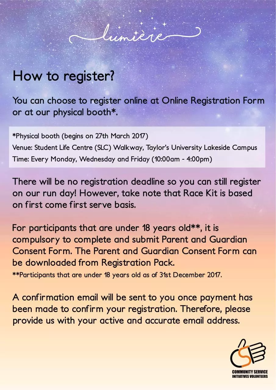 Page 3 of 18, INR INFORMATION PACK