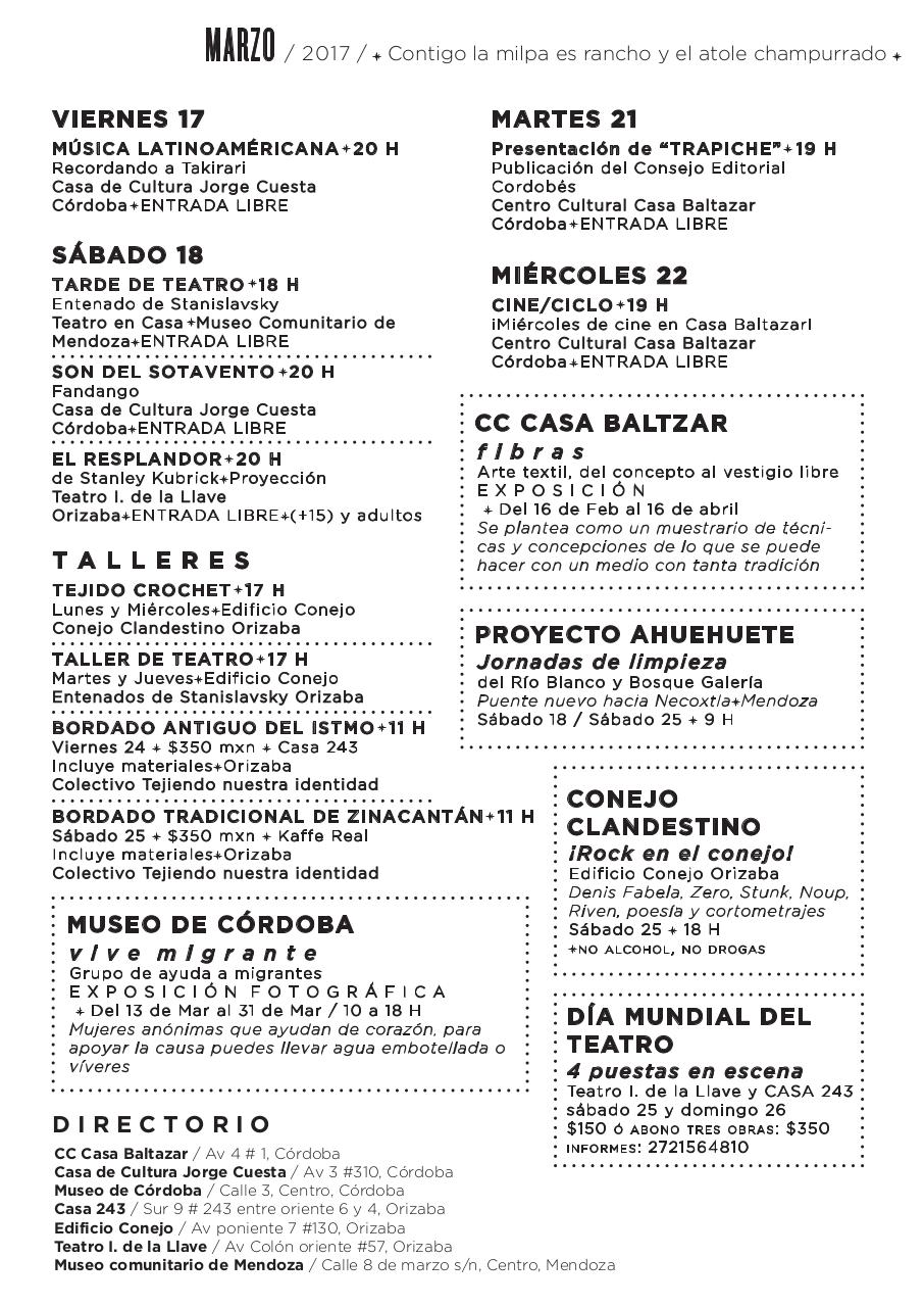 Document preview CARTELERA MARZO.pdf - page 1/2