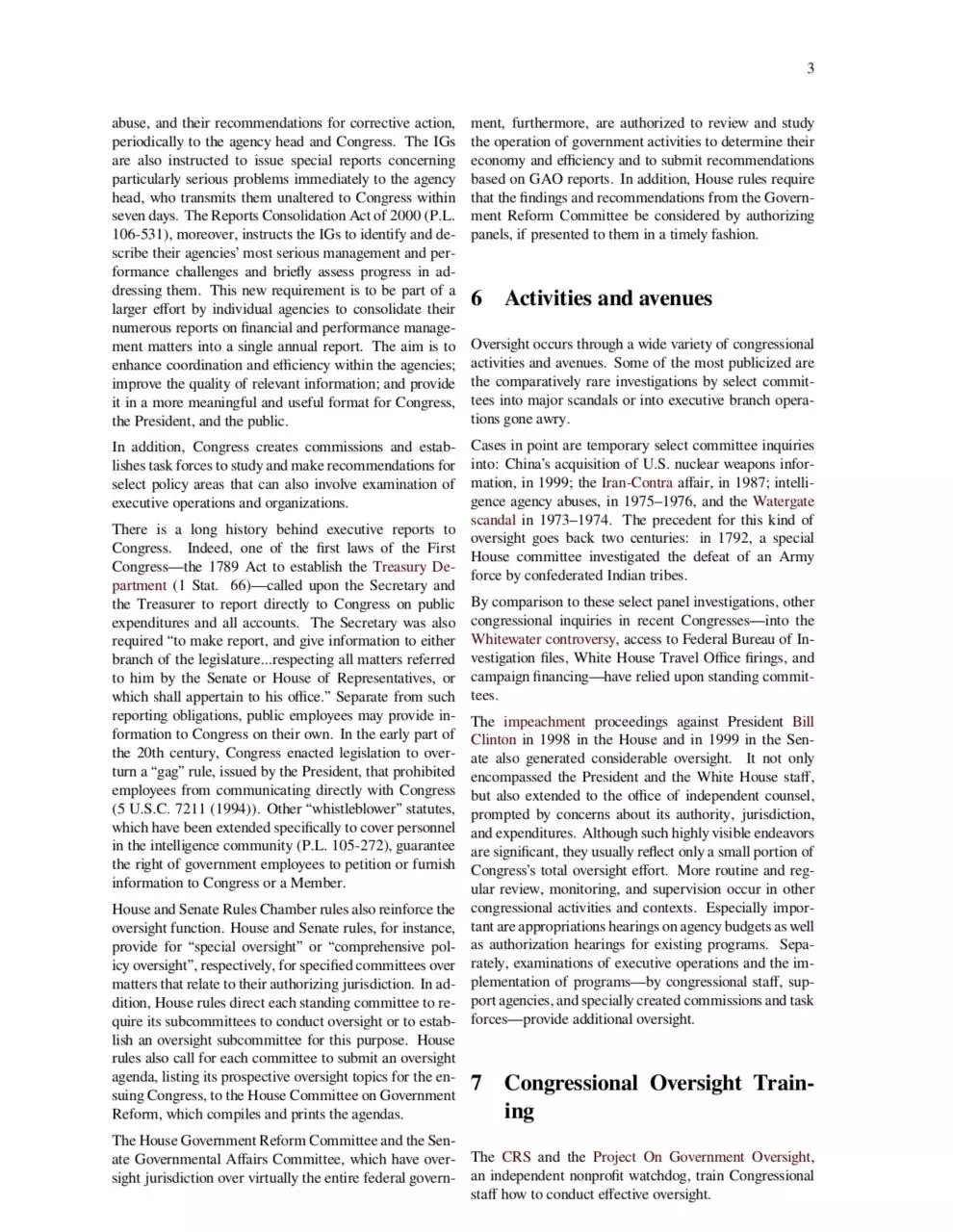 Page 3 of 3, congressional oversight wiki