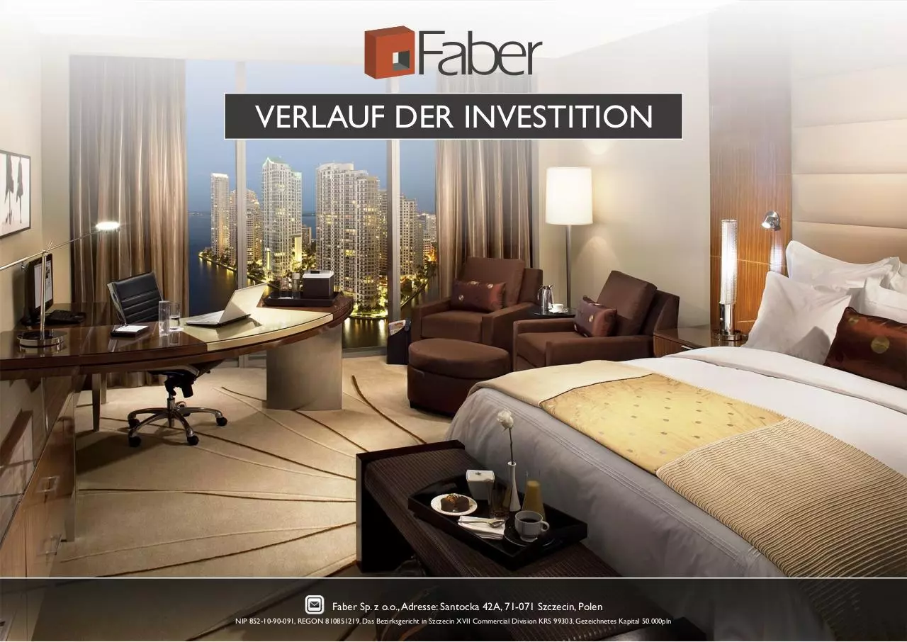 Page 1 of 8, Faber VERLAUF DER INVESTITION