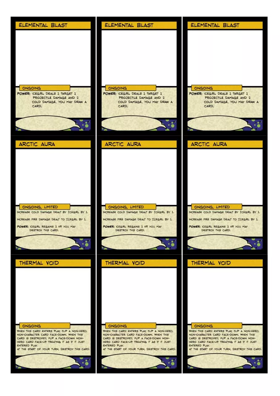 Page 4 of 5, Icegirl Playtest Cards