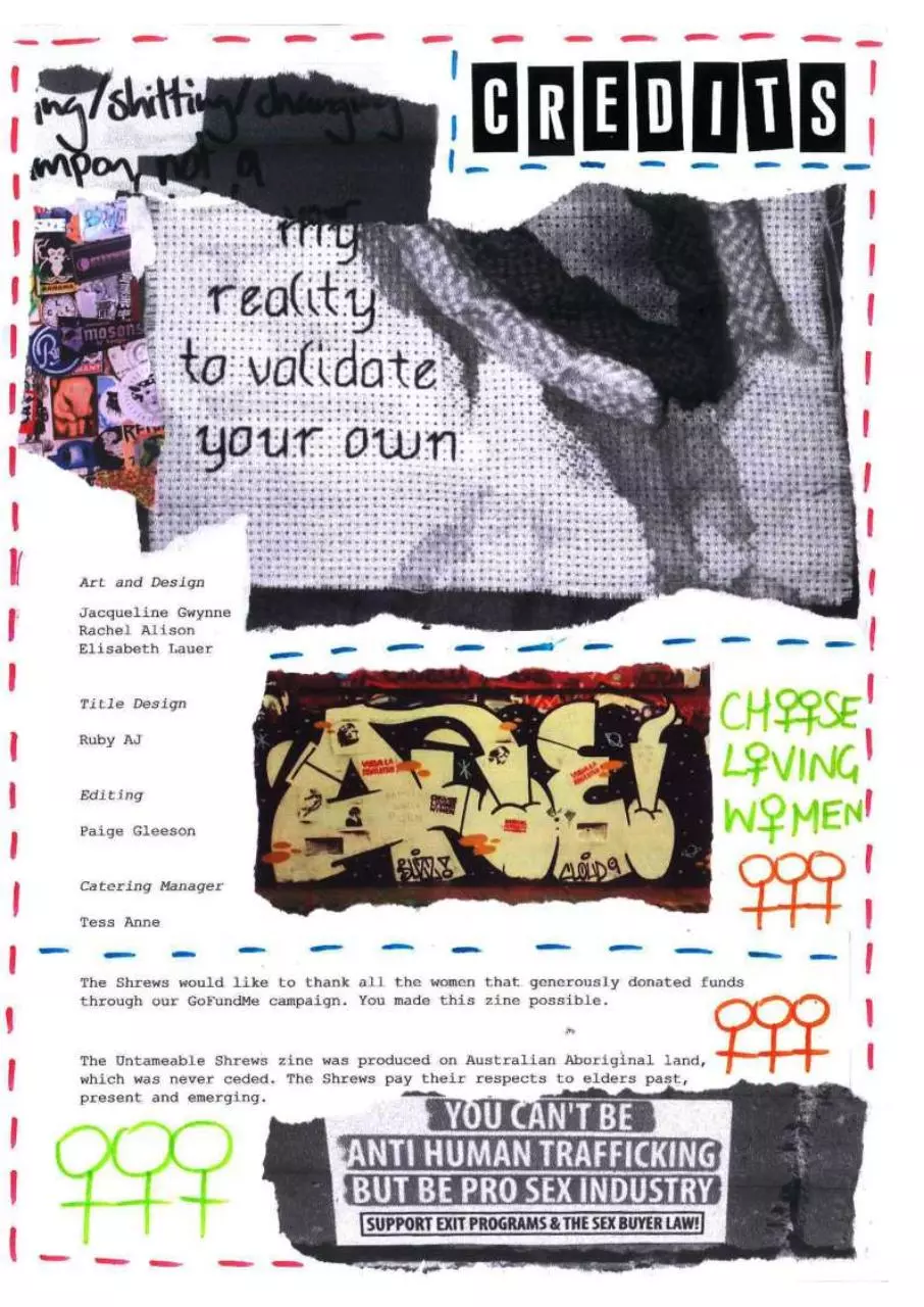 Page 2 of 45, Zine vol.1, no.1. word doc.