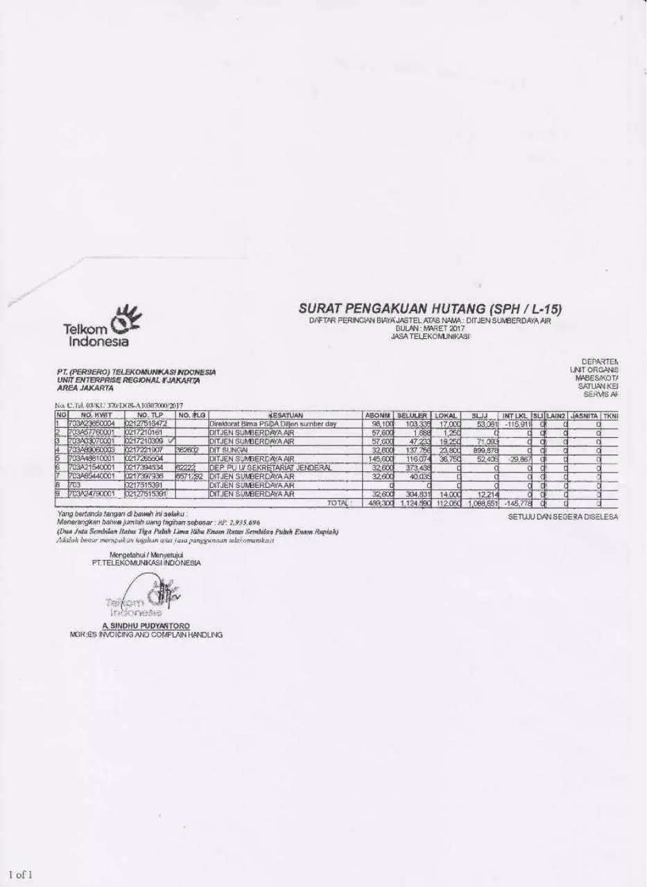 Page 1 of 3, bukti ls