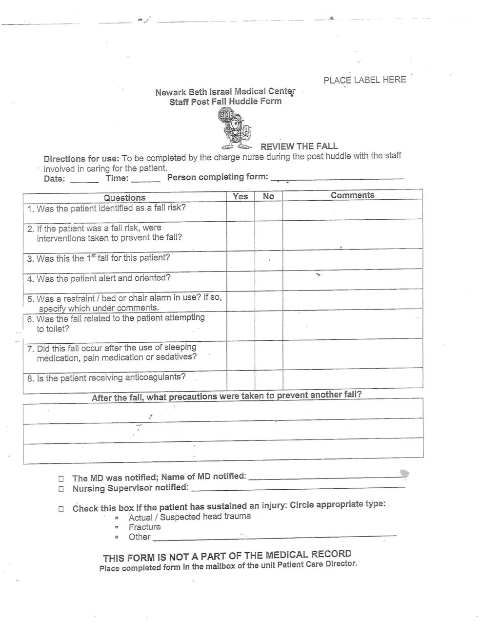 Page 1 of 2, FALL DOCUMENTS