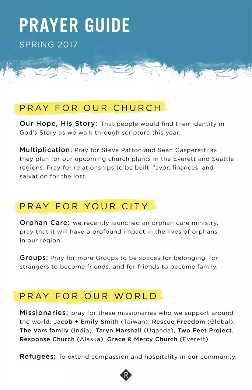 Page 1 of 1, Sping17 PrayerGuide
