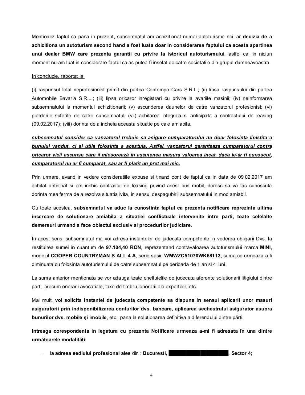 Document preview notificare MINI anonimizata.pdf - page 4/5